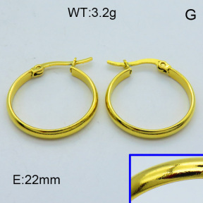 SS Hoop Earring 3E2004340aahl-703