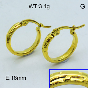 SS Hoop Earring 3E2004341aahi-703