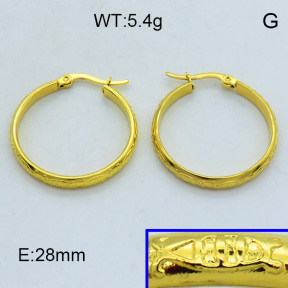 SS Hoop Earring 3E2004342aahj-703