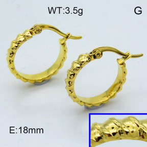 SS Hoop Earring 3E2004344aahi-703