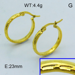 SS Hoop Earring 3E2004345aahi-703