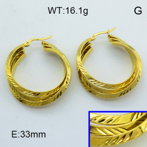 SS Hoop Earring 3E2004350baka-703