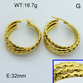 SS Hoop Earring 3E2004353baka-703