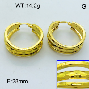 SS Hoop Earring 3E2004354baka-703