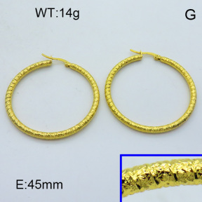 SS Hoop Earring 3E2004356aajo-703