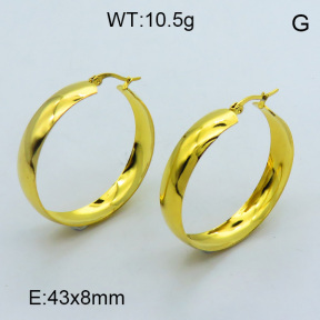 SS Hoop Earring 3E2004367aajo-703