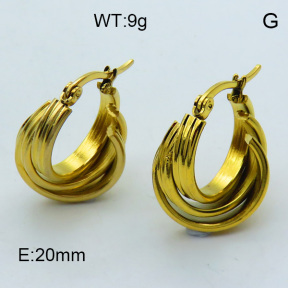 SS Hoop Earring 3E2004376baka-703