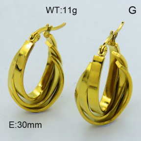 SS Hoop Earring 3E2004378baka-703