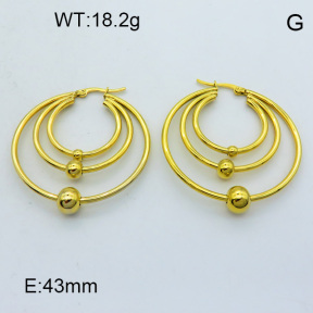 SS Hoop Earring 3E2004384aako-703