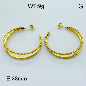 SS Hoop Earring 3E2004385baka-703