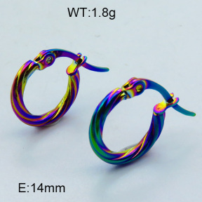 SS Hoop Earring 3E2004391aaha-703