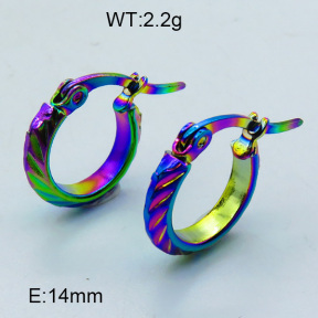 SS Hoop Earring 3E2004394aaha-703