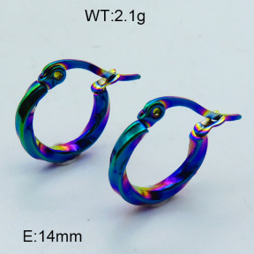 SS Hoop Earring 3E2004397aaha-703