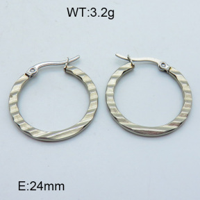 SS Hoop Earring 3E2004402aaha-703