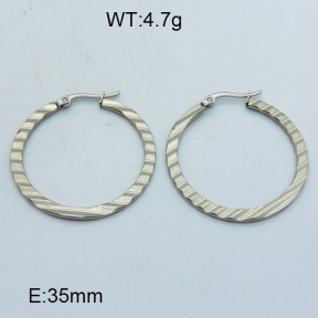 SS Hoop Earring 3E2004404aahh-703