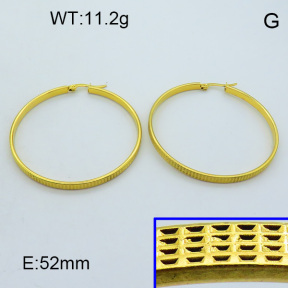 SS Hoop Earring 3E2004413aahm-703