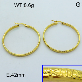 SS Hoop Earring 3E2004414aahl-703