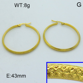 SS Hoop Earring 3E2004419aahl-703