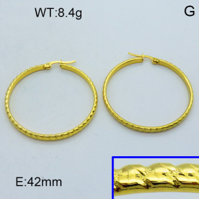 SS Hoop Earring 3E2004422aahl-703