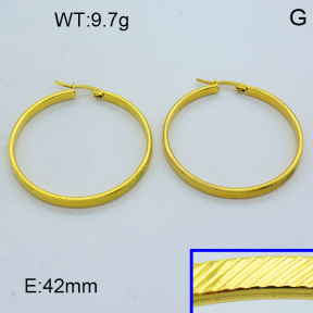 SS Hoop Earring 3E2004424aahl-703