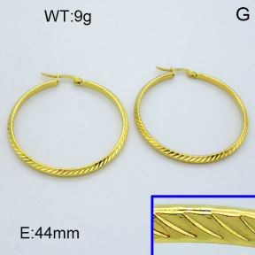 SS Hoop Earring 3E2004427aahl-703