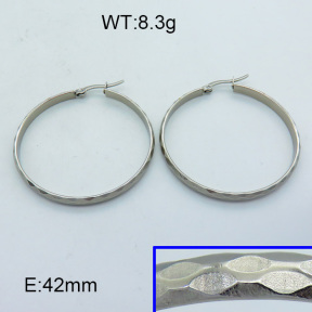 SS Hoop Earring 3E2004429aahi-703