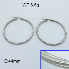 SS Hoop Earring 3E2004431aahj-703