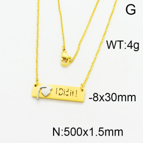 SS Gold-Plated Necklaces 5N2000193ablb-628