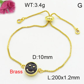 Brass Enamal Bracelet F3B404529aakl-L017
