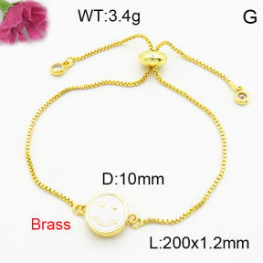 Brass Enamal Bracelet F3B404537aakl-L017
