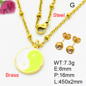 Brass Enamal Set F3S007992vail-L017