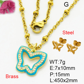 Brass Enamal Set F3S008012aajl-L017