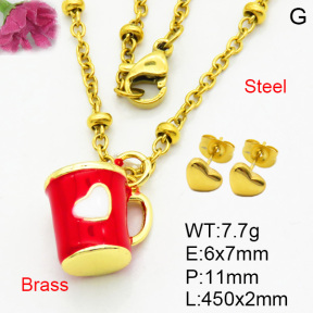 Brass Enamal Set F3S008037avja-L017