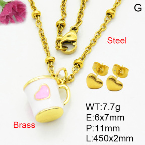 Brass Enamal Set F3S008041avja-L017