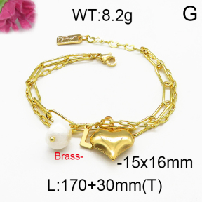 Fashion Brass Bracelet F5B300024biib-J123