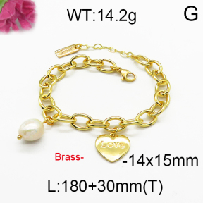 Fashion Brass Bracelet F5B300026vhov-J123