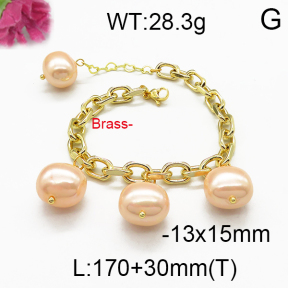 Fashion Brass Bracelet F5B300048vhmv-J123
