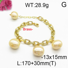 Fashion Brass Bracelet F5B300049vhmv-J123