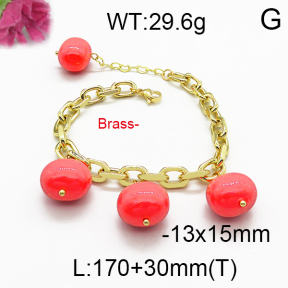 Fashion Brass Bracelet F5B300050vhmv-J123