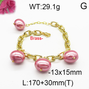Fashion Brass Bracelet F5B300051vhmv-J123