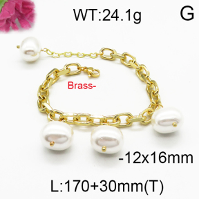 Fashion Brass Bracelet F5B300055vhmv-J123