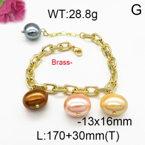 Fashion Brass Bracelet F5B300060vhmv-J123