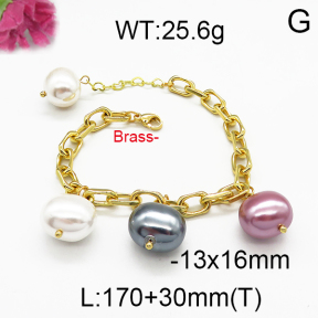 Fashion Brass Bracelet F5B300061vhmv-J123