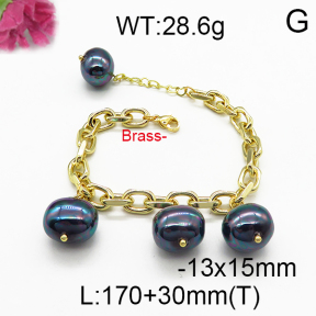 Fashion Brass Bracelet F5B300064vhmv-J123