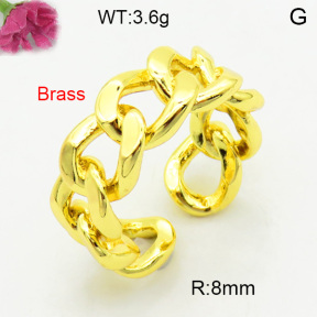 Fashion Brass Ring  F3R200015baka-L002