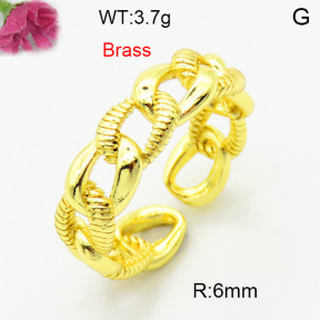 Fashion Brass Ring  F3R200017aajl-L002