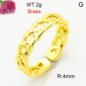 Fashion Brass Ring  F3R200019aajl-L002
