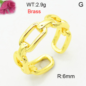 Fashion Brass Ring  F3R200020aajl-L002