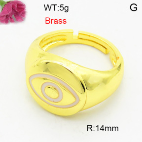 Fashion Brass Ring  F3R300056ablb-L002