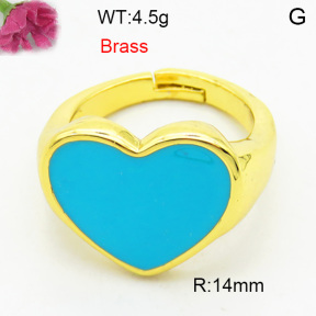 Fashion Brass Ring  F3R300060ablb-L002